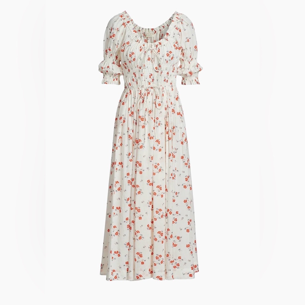 NWT Doen Ischia Floral Midi Dress